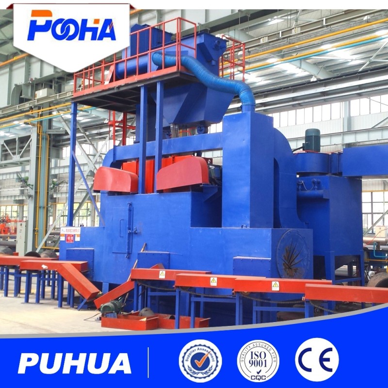 偉大な中国高効率puhuaスチール板部スチールショットブラストマシン-Abrator問屋・仕入れ・卸・卸売り