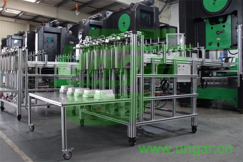 ヨーロッパ標準オーストリア の高度な技術フル-自動アルミニウム容器生産スタッカー収集機( UNST-6010)-問屋・仕入れ・卸・卸売り
