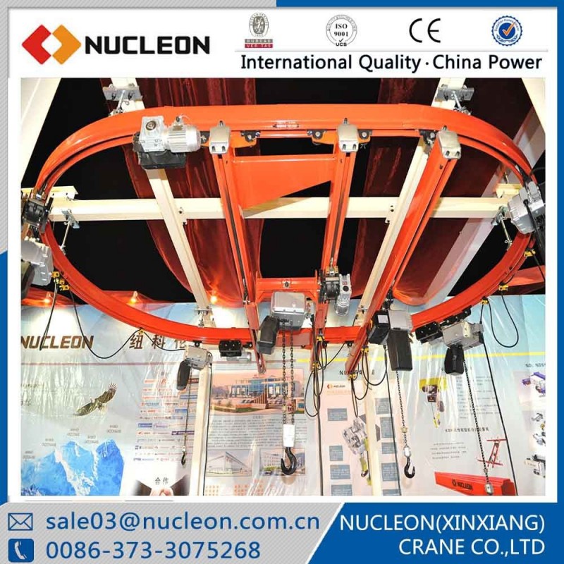 Nucleon 1000キログラムkbkダブルビームサスペンションモノレールクレーン-橋クレーン問屋・仕入れ・卸・卸売り