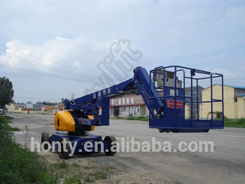 中国油圧ドライブジャックリフティング機器construction19.7m作業高さ自走伸縮ブームリフト-リフトテーブル問屋・仕入れ・卸・卸売り