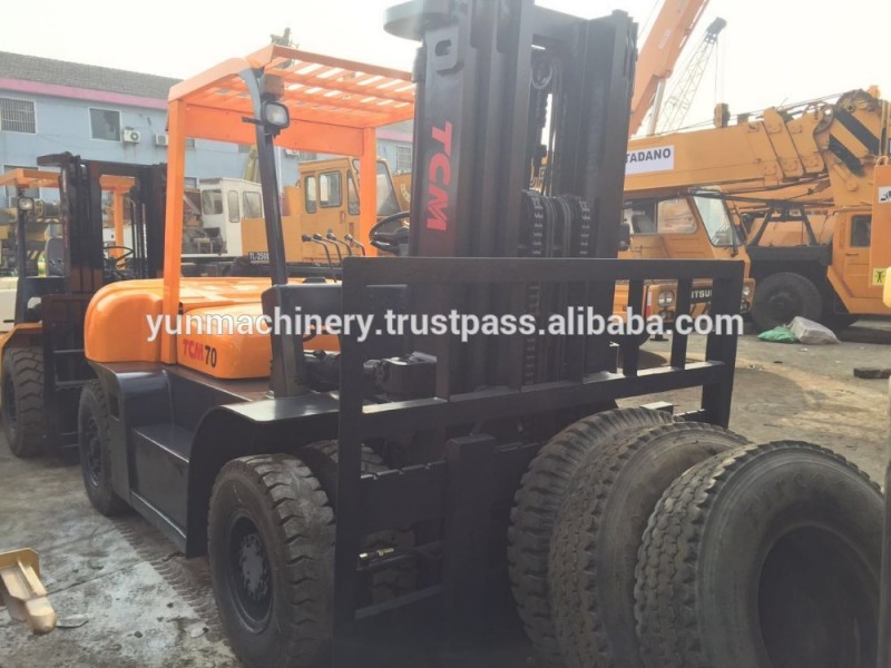 熱い販売で中国良い価格使用船tcm 7TON fd70ディーゼルフォークリフト良い状態フォークリフト-問屋・仕入れ・卸・卸売り