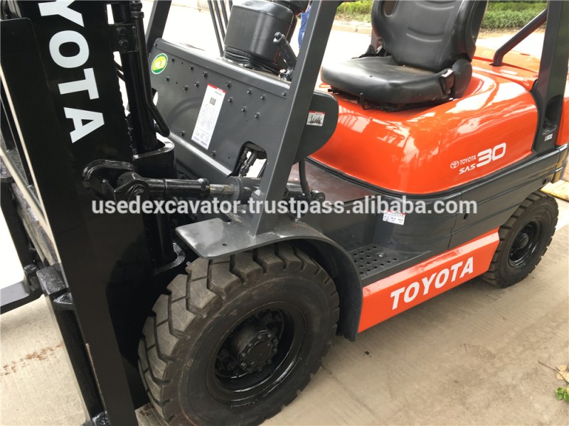 工場価格使用トヨタフォークリフト3トン7FD30、使用ディーゼル3トンフォークリフトトラックトヨタ7FD30-フォークリフト問屋・仕入れ・卸・卸売り