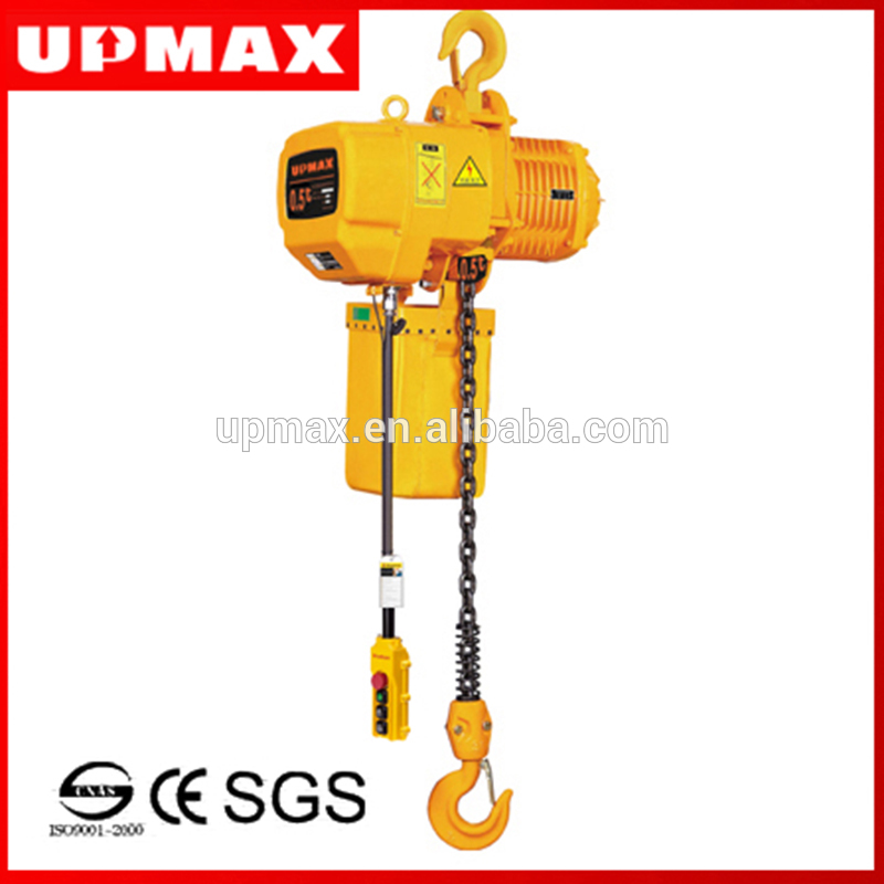 Upmax鬼頭タイプ500キログラム固定タイプ電気チェーンホイストでfecチェーン-ホイスト問屋・仕入れ・卸・卸売り