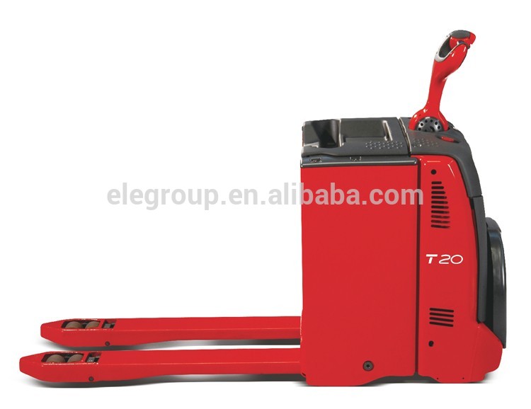 リンデ1158新しいトラックT20APスタンドの上電気パレットトラック2000キログラム使用トラック2トン-フォークリフト問屋・仕入れ・卸・卸売り