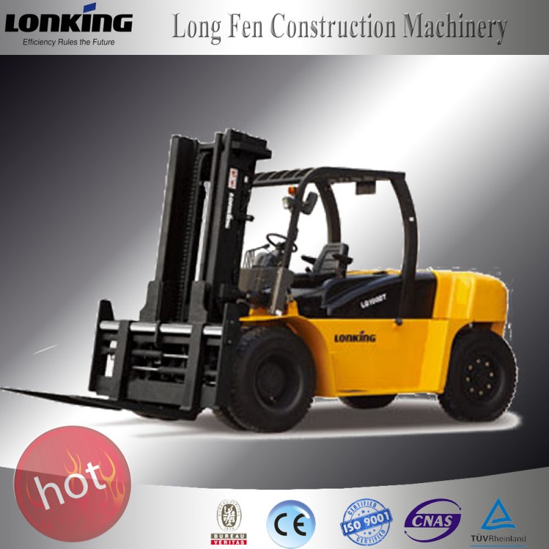 2016新しいcontruction機械10トン強力なエンジントラクターフォークリフトで固体フォークリフトタイプ-フォークリフト問屋・仕入れ・卸・卸売り