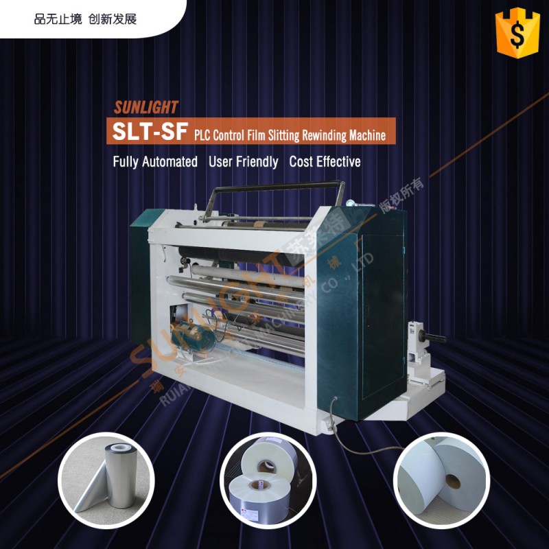 SLT-SF自動ミニ不織布ジャンボクラフト紙プラスチックフィルムロールスリッター巻き取りスリッター巻き戻し機ライン価格-紙加工機械問屋・仕入れ・卸・卸売り