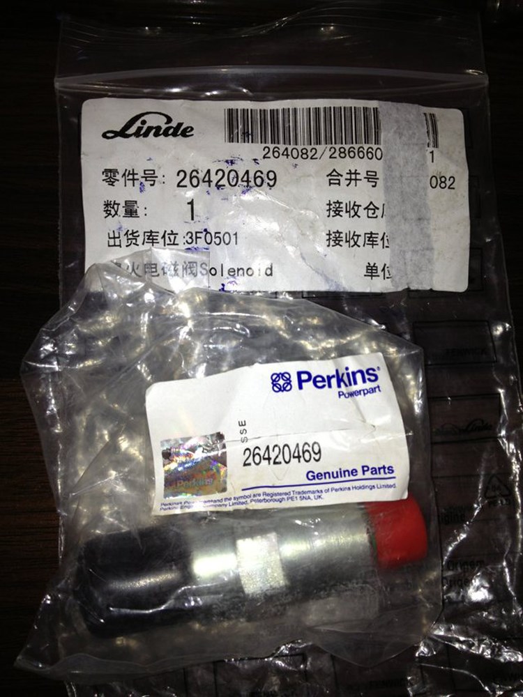 ソレノイド26420469スペアパーツリンデフォークリフトトラック351 352-資材運搬機械部品問屋・仕入れ・卸・卸売り