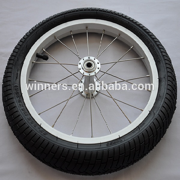 16 × 2.125鋼空気圧大型ワイド自転車ホイール-資材運搬機械部品問屋・仕入れ・卸・卸売り