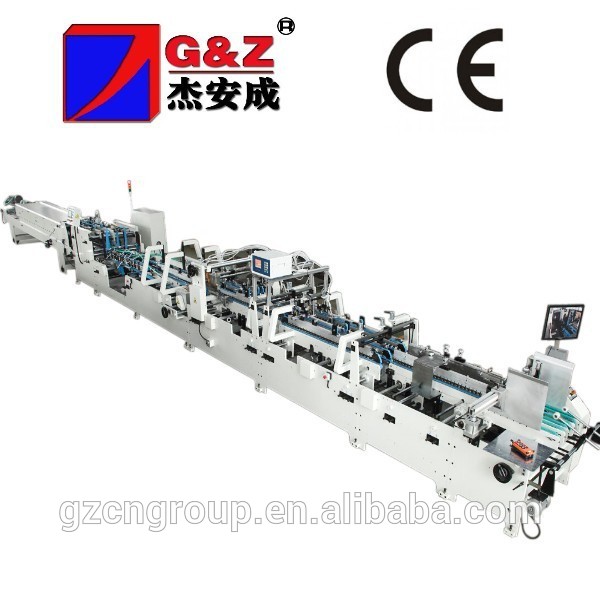 自動紙箱4-6コーナーフォルダgluer-紙製造機械問屋・仕入れ・卸・卸売り