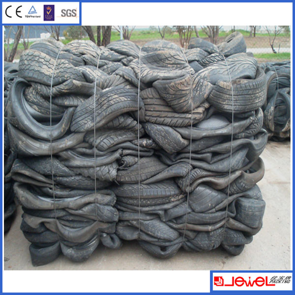 タイヤタイヤのリサイクルスクラップ上海ジュエル圧縮荷造り機-タイヤは機械を再生する問屋・仕入れ・卸・卸売り