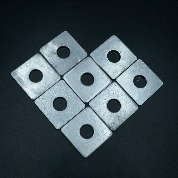 Jiスパイラルカードは、厚い正方形のガスケット正方形のワッシャーの正方形のパッドを亜鉛メッキ特殊ワッシャーのすべての種類をカスタマイズすることができます問屋・仕入れ・卸・卸売り