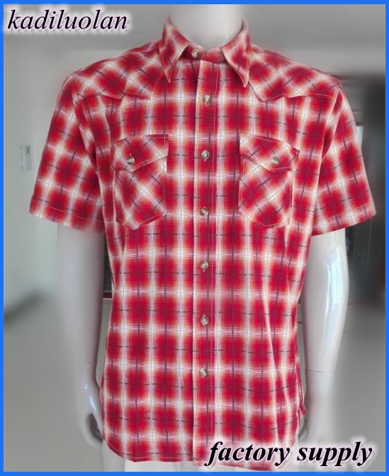 オックスフォード半袖チェック模様カスタム男性用tシャツ-プラスサイズシャツ、ブラウス問屋・仕入れ・卸・卸売り