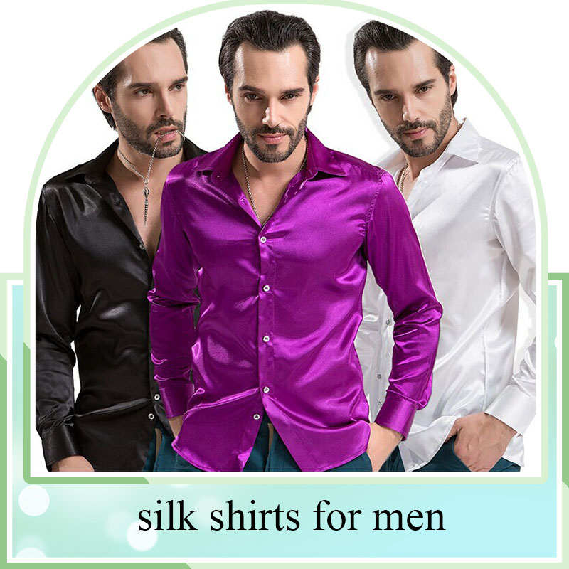 高品質男性ロング スリーブ カスタム デザイン男性シルク シャツ の最新男性-問屋・仕入れ・卸・卸売り