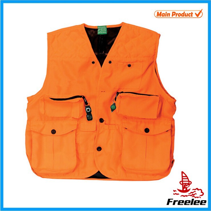 オレンジ狩りのベストのジャケット、 撮影のベスト-ベスト問屋・仕入れ・卸・卸売り