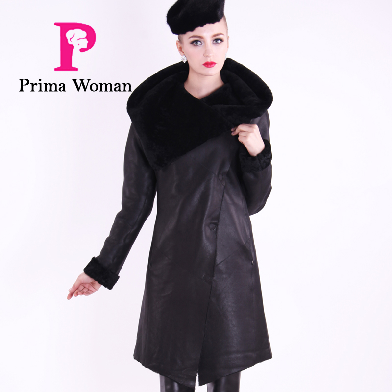 2015新しい デザイン使用長い冬の女性ミディアム丈ウール毛皮の コート-問屋・仕入れ・卸・卸売り