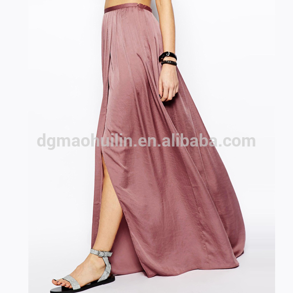 高品質のオリジナルマキシスカートのような絹サリー長いジプシースカート-プラスサイズドレス、スカート問屋・仕入れ・卸・卸売り