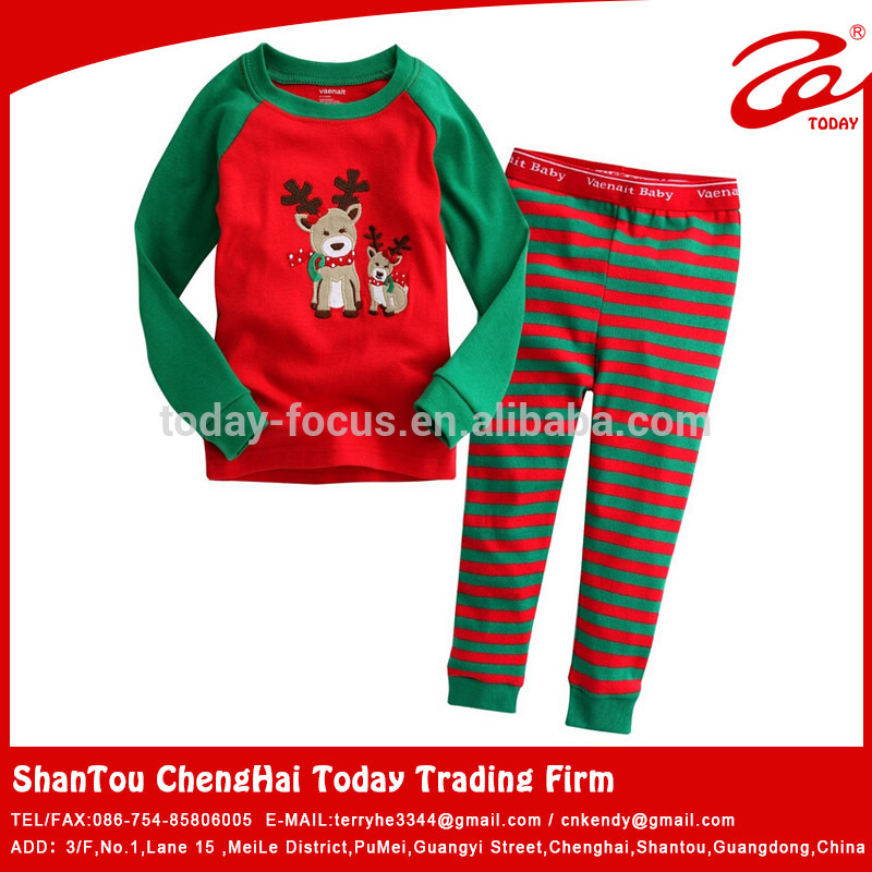子供のクリスマスのパジャマ/手先のパジャマ-パジャマ問屋・仕入れ・卸・卸売り