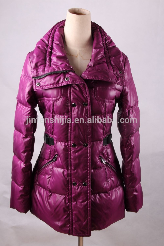 紫色の女性2015フグジャケット-コート問屋・仕入れ・卸・卸売り