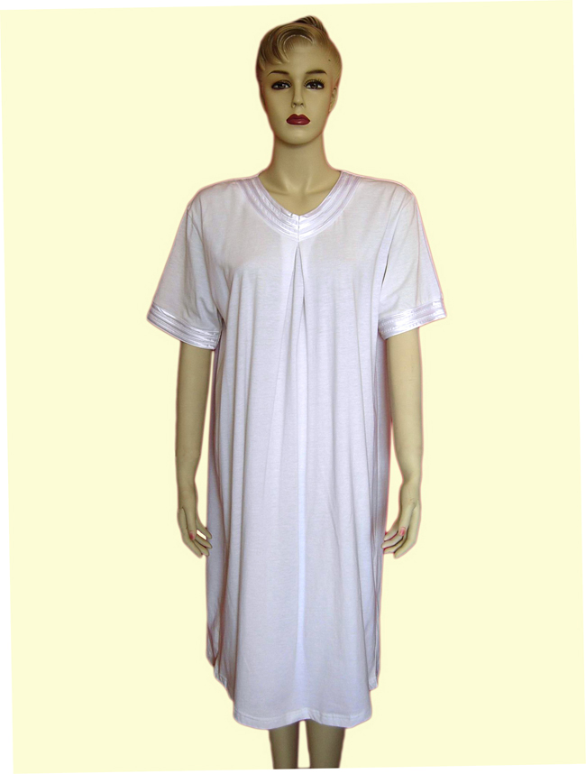 レディースコットン半袖ナイトシャツパジャマ-ナイトシャツ問屋・仕入れ・卸・卸売り