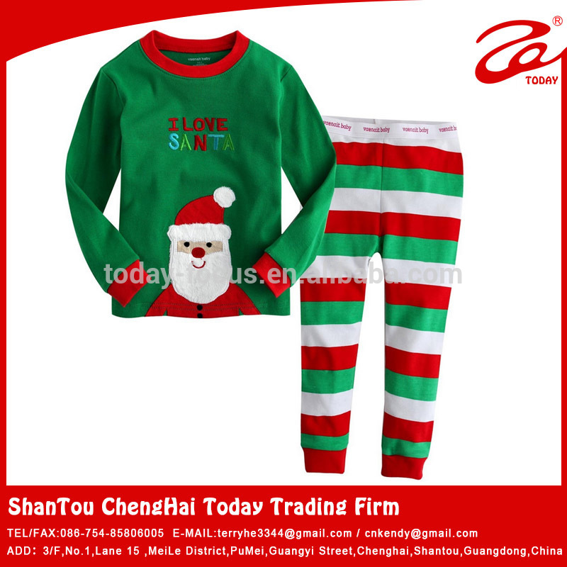 子供のクリスマスのパジャマ/布販売のための-パジャマ問屋・仕入れ・卸・卸売り