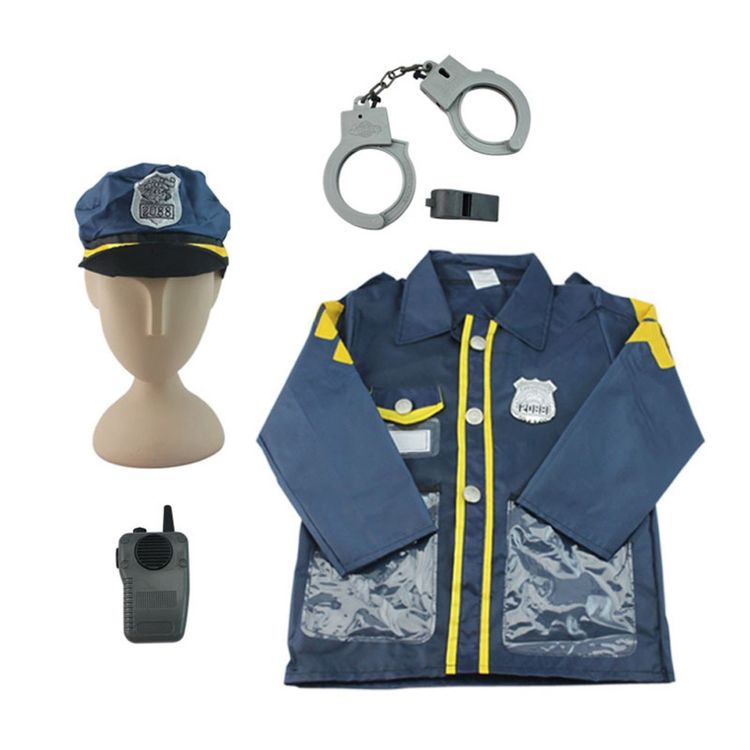 7000952-Halloween警察官ロールプレイ衣装セットコスプレ着用服-その他コスチューム問屋・仕入れ・卸・卸売り
