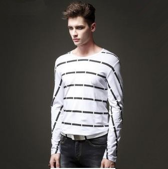 メンズ綿100%ロングスリーブtシャツ-Tシャツ問屋・仕入れ・卸・卸売り