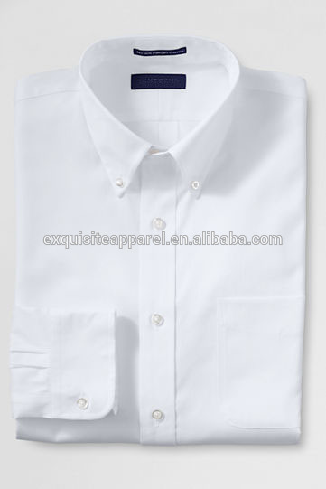 ホワイトスリムフィットメンズ卸しbuttondown固体なし鉄ピンポイントドレスシャツのデザイン-紳士用シャツ問屋・仕入れ・卸・卸売り