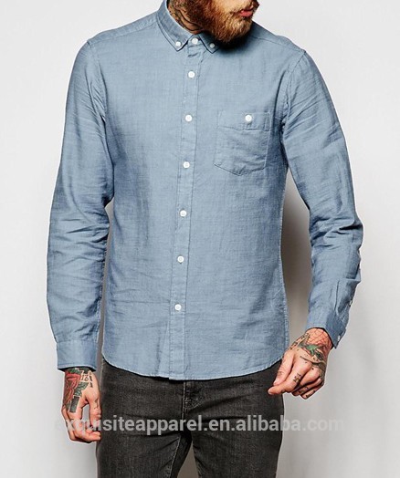 2016純粋な綿男性ボタンダウンシャツ長袖ドレスシャツのための男性高品質メンズオックスフォードシャツ-プラスサイズシャツ、ブラウス問屋・仕入れ・卸・卸売り