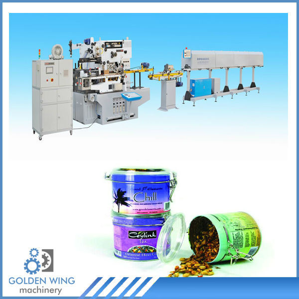 錫はマシンautomaticfor装置用マシンラウンドコーヒー豆ココアパウダースズ缶容器製造機-包装ライン問屋・仕入れ・卸・卸売り