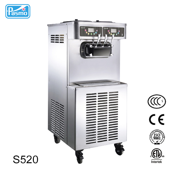 Pasmo S520Fギアポンプコンバータシステムソフトアイスクリームマシン-軽食機械問屋・仕入れ・卸・卸売り