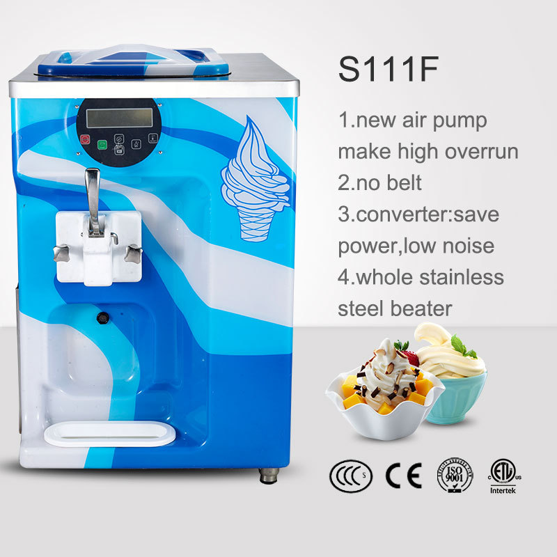 新加入carpigianiスタイルS111F空気ポンプ冷凍ヨーグルトアイスクリームマシン220ボルト-軽食機械問屋・仕入れ・卸・卸売り